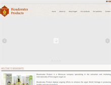 Tablet Screenshot of bioadorates.com